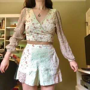 🌸NWOT Matching Set S Short/XS Top 🌸.